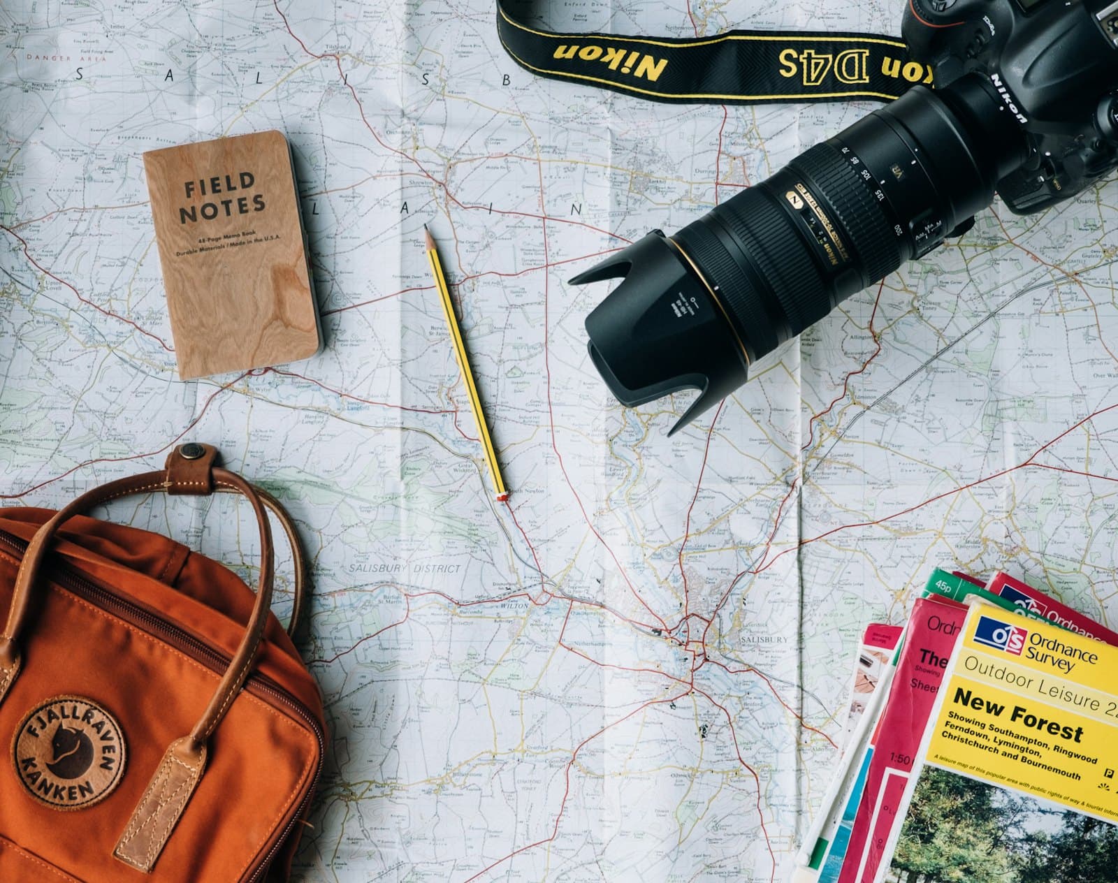 Mapa y cuaderno de viaje